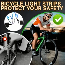 2-In-1 RGB Color-Changing LED Bicycle Light, Battery-Powered Frame Light, Improves Visibility While Riding At Night, Suitable For Bicycles, Scooters, Tricycles, Etc., Colorful Decorative Bicycle Light, Battery-Powered LED Light, Bicycle Accessory, Batteries Not Included, Christmas Gift. - 2-in-1 RGB Color-changing LED Bicycle Light - View 6