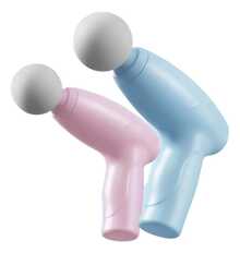Mini Pistola de Massagem Profissional Portátil Relaxamento Muscular Fascia Gun Pequena Pistola de Massagem Portátil - Rosa Bebê - Visão 4