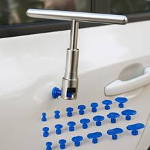 T-Handle Car Dent Repair Tool Paintless Dent Removal Puller For Auto Body Ding Scratch Fix - Bạc - Xem 1