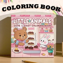 Cute Animal Coloring Book For Couples: Sweet Atmosphere, Wonderful Moments To Spend With Your Partner, Warm And Relaxing, Valentine's Day Gift For Your Loved One, Excellent Relaxation Gift, Gift For Women, Back To School Gift. - Cute Animals - View 19