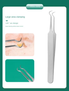 4pcs Stainless Steel Eyebrow Tweezers Set, High Precision Eyebrow Hair Removal Tweezers, Unisex Grooming Tool Kit