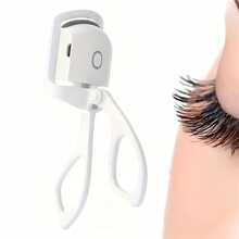ABS材质电动睫毛夹，家用电动睫毛夹，电加热硅胶材质，防烫设计，智能自动断电。10秒快速加热，使用方便，2档温度设置，轻松卷翘，USB充电，电池续航持久。便携式现代美妆眼部护理产品，美容工具。 - 彩色 - 查看 4