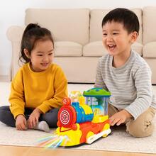 Colorful Light-Up Train & Carousel Toy Set - The Moving, Glowing Gift That Excites Every Child! Perfect For Stocking Stuffers, Birthday Parties & Holiday Surprises. - Color - View 5