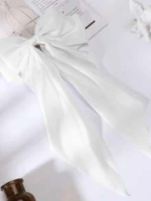 1/5/10/20个白色可爱优雅超大蝴蝶结发夹，时尚发饰，适合日常佩戴和派对。1个红色秋冬主题发夹，适合日常佩戴、派对，也可作为圣诞礼物。1个可爱优雅女士发夹，情人节发饰。 - 白色 - 查看 15