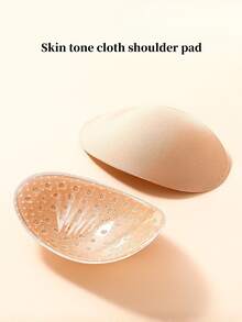 1 Pair Silicone Shoulder Pads, Shoulder Beauty Enhancer, Anti-Slip Narrow Edge Self-Adhesive Invisible Seamless Shoulder Pads - Multicolor - View 8