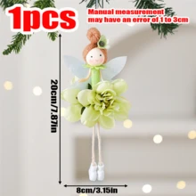 1pc New Spring Artificial Flower Angel Fairy Creative Pendant, Suitable For DIY Home, Holiday And Party Decoration. Applicable For Indoor And Outdoor Garden, Living Room. Ideal For New Year, Valentine's Day, Mother's Day, Easter, Wedding Decoration, And Also A Perfect Birthday Or Anniversary Gift. - Multicolor - View 12
