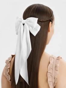 1/5/10/20个白色可爱优雅超大蝴蝶结发夹，时尚发饰，适合日常佩戴和派对。1个红色秋冬主题发夹，适合日常佩戴、派对，也可作为圣诞礼物。1个可爱优雅女士发夹，情人节发饰。 - 白色 - 查看 11