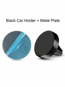 Alloy Magnetic Car Phone Holder, Universal Dashboard Phone Mount, 360° Rotatable, Compatible With Apple, Etc. - Magnetic Bracket - View 12