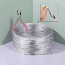 高品质碳钢珠钳，圆口锯齿边 - 粉色，非常适合DIY珠饰和手工制作（款式随机发货）