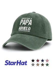 1pc Washed Spanish Letter Print Baseball Cap, Unisex, Classic Casual Retro Style, Soft Sweatband, Adjustable Size, Lightweight & Versatile, Suitable For Outdoor Sports, Daily Wear, Parties, Vacations, Beaches, And An Ideal Gift For Friends And Family. - Multicolor - View 13