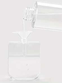 1.58盎司迷你喷雾瓶，配有细雾喷头和小漏斗 - 透明无PVC塑料材质，无香型，便携式旅行及化妆喷雾器，适用于面部、植物、家居 - 时尚设计 - 無色 - 查看 9