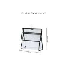 Waterproof Hanging Bathroom Bag, Dorm Bathroom Organizer For Dirty Clothes, Waterproof Phone Holder, Thick Storage Bag - Multicolor - View 5