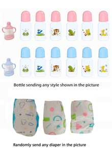 22 Inch (55cm) Lifelike Reborn Baby Doll, Soft Vinyl Full Body, Realistic Newborn Doll, Cute Pretend Play Toy, Girls Birthday Gift (Some Parts Random, Accurate Anatomical Structure) - Coral Orange - View 7