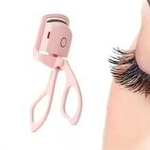 ABS材质电动睫毛夹，家用电动睫毛夹，电加热硅胶材质，防烫设计，智能自动断电。10秒快速加热，使用方便，2档温度设置，轻松卷翘，USB充电，电池续航持久。便携式现代美妆眼部护理产品，美容工具。 - 彩色 - 查看 5