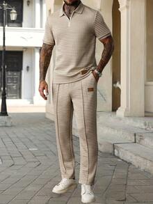 Verano, Ajuste regular, Bolsillo, Cremallera, Parche, Navidad, Halloween - Beis - Ver 4