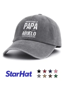 1pc Washed Spanish Letter Print Baseball Cap, Unisex, Classic Casual Retro Style, Soft Sweatband, Adjustable Size, Lightweight & Versatile, Suitable For Outdoor Sports, Daily Wear, Parties, Vacations, Beaches, And An Ideal Gift For Friends And Family. - Multicolor - View 15