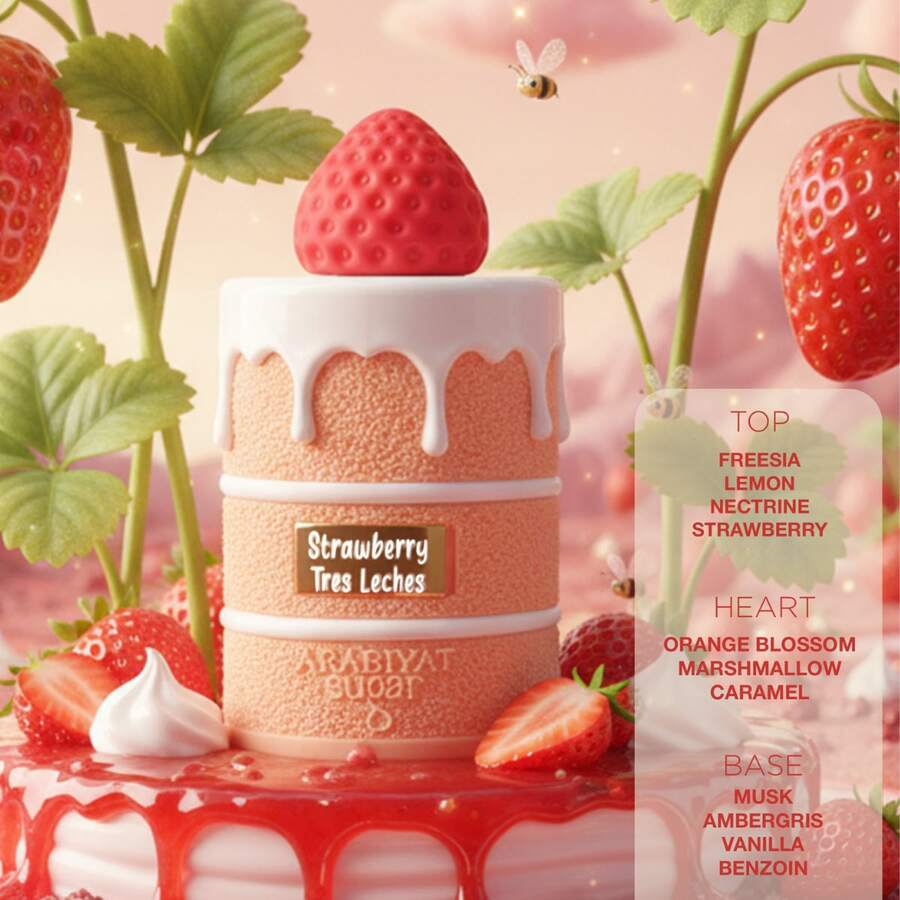 Arabiyat Sugar - Strawberry Tres Leches 100ml Eau De Parfum Women