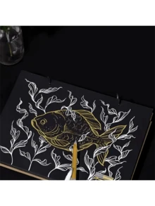 6支装白色、金色、银色中性细头素描笔，荧光色，大容量，一次性使用，适用于艺术、绘画、设计、插画、美术用品，返校必备 - 彩色 - 查看 5