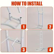 1/2/3/4/5 Tier Basketball/Football/Volleyball/Soccer Ball Storage Rack, Heavy Duty Metal Frame, Durable Iron Storage Shelf, Multi-Layer Design Saves Space, Easy Assembly, Stable Structure, Outdoor Sports Equipment, Portable Basketball Net Stand, Suitable For Home, School, Living Room, Gym, Sports Field, Perfect Gift For Basketball Fans