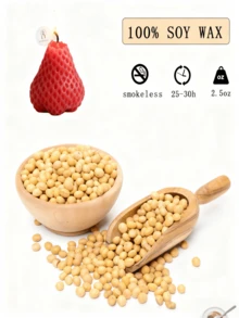 草莓香氛蜡烛，草莓香味蜡烛，奶油草莓香氛蜡烛，无烟大豆蜡烛，非常适合用作摄影道具、室内香氛装饰和节日礼物，可用于缓解压力、放松身心、沐浴、瑜伽和节日礼物、房间装饰，是情人节装饰和特殊场合的完美之选。 - 彩色 - 查看 9