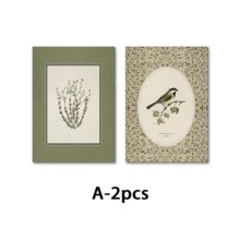 13件套复古秋季画廊墙饰套装，暖色调乡村风景帆布画，温馨秋季家居装饰，优雅墙面艺术，中性色调客厅装饰，卧室墙面装饰，农舍风格装饰，客厅家居装饰，复古秋叶画，波西米亚风季节性墙面艺术海报，无框复古秋季家居装饰 - 彩色 - 查看 15