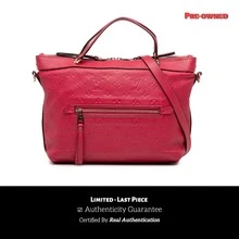 Louis Vuitton Authenticated  PRE-OWNED Monogram Empreinte Bastille PM Bag - Red - View 1