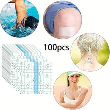 100/200/300/500pcs In Disposable Cosmetic Hand Palette Palette Accessories Makeup Make-Up Tools - Clear - View 1