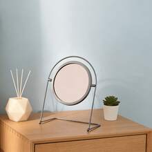 Vanity Makeup Mirror, Tabletop Dressing Mirror, Bedroom Vanity Mirror, Portable Makeup Mirror, Round Small Mirror - Multicolor - View 11