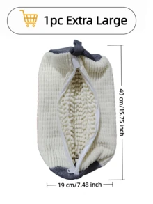 1/2 Packs Shoe Washing Machine Laundry Bag – Reusable Shoe Net Bag For Washer & Dryer. Fits Adult Shoes, Anti-Deformation Design. Efficient Shoe Cleaning Bag, Lazy Gadget For Home Use. Protects Shoes During Wash & Storage. - Multicolor - View 22