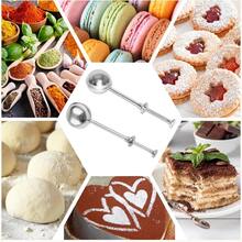 2 piezas Colador de té de acero inoxidable, Filtro de té tipo prensa con mango, Colador de té con bola a presión, Bola multiusos para el té, Colador de té con resorte, para hogar, oficina, restaurante, suministros de té, de vuelta a la escuela,Stainless Steel Tea Strainer, Infusor deé, Colador de Azúcar en Polvo, se Puede Utilizar para Filtrar Hojas deé,Especias,Condiment - Plateado - Ver 11