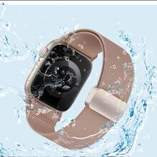 Stretchy Bands Compatible With Apple Watch Bands For Women Men 40mm 41mm 38mm 42mm 44mm 45mm 46mm 49mm Series 11 10 9 8 7 6 5 4 Ultra3 SE3 SE2 Fashion Personalized Strap - For Apple Watch 42/44/45/46/49mm(Series11-10) - View 24