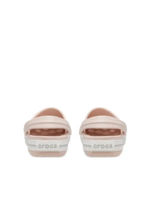 Crocs Crocband QaQ 男女通用成人运动木屐 轻便透气速干防滑鞋底 柔软亲肤衬里 易穿脱 耐用多功能 日常居家健身房郊游泳池海滩旅行度假下班后 粉色 11016-6UR - 粉紅色 - 查看 5
