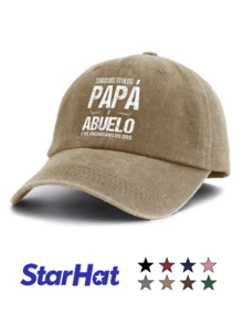 1pc Washed Spanish Letter Print Baseball Cap, Unisex, Classic Casual Retro Style, Soft Sweatband, Adjustable Size, Lightweight & Versatile, Suitable For Outdoor Sports, Daily Wear, Parties, Vacations, Beaches, And An Ideal Gift For Friends And Family. - Multicolor - View 14