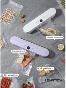 RAF Upgraded Smart LED Display Sealer, USB Charging, Lithium-Ion Battery, Food Freshness Kitchen Organizer | Modern Kitchen Accessories | USB Rechargeable Device, Vacuum Sealing