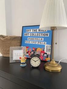 IKEA DEKAD Desk Clock: Creative Luminous Display For Clear Reading At Night; Silent Operation To Avoid Disturbing Rest; Dual Alarm Clock With Memory Function; Stable Non-Slip Silicone Base; Suitable For Dormitories, Bedrooms, And Studies; White. - White 705.404.77 - View 5