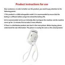 SOKANY Elektryczna zalotka do rzęs z tworzywa ABS, elektryczna zalotka do rzęs do użytku domowego, silikonowy materiał z podgrzewaniem elektrycznym, konstrukcja zapobiegająca oparzeniom, inteligentne automatyczne wyłączanie. Szybkie nagrzewanie w 10 sekund, łatwa w użyciu, 2 ustawienia temperatury, łatwe podkręcanie, ładowanie przez USB, bateria o długiej żywotności. Przenośny, nowoczesny produkt do makijażu oczu, narzędzie kosmetyczne. - Wielokolorowe - Zobacz 12