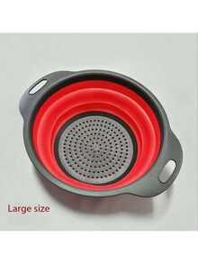 1pc Foldable Collapsible Wash Basin, Minimalist Fashion Design, Flexible Material, & Odorless, Crease-Resistant, Space-Saving, Lightweight & Portable, Easy To Clean, Suitable For Home, Bathroom, Kitchen, Dorm Use - Multicolor - View 14