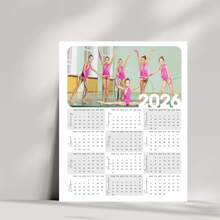 Customizable 2026 Photo Calendar Template, Personalized Family Photo Calendar, Custom Photo Gift, Wall Calendar, Printable Canva Template - Multicolor - View 3