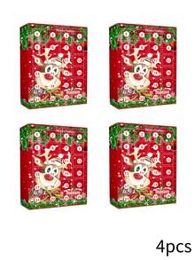 ¡Abrimos Uno por Día! Calendario de Adviento Navideño con 24 Llaveros de Resina de Reno - Sorpresa Diaria, Decoración Festiva, Coleccionable, Regalo para Navidad, Aleatorio - Rojo - Ver 10