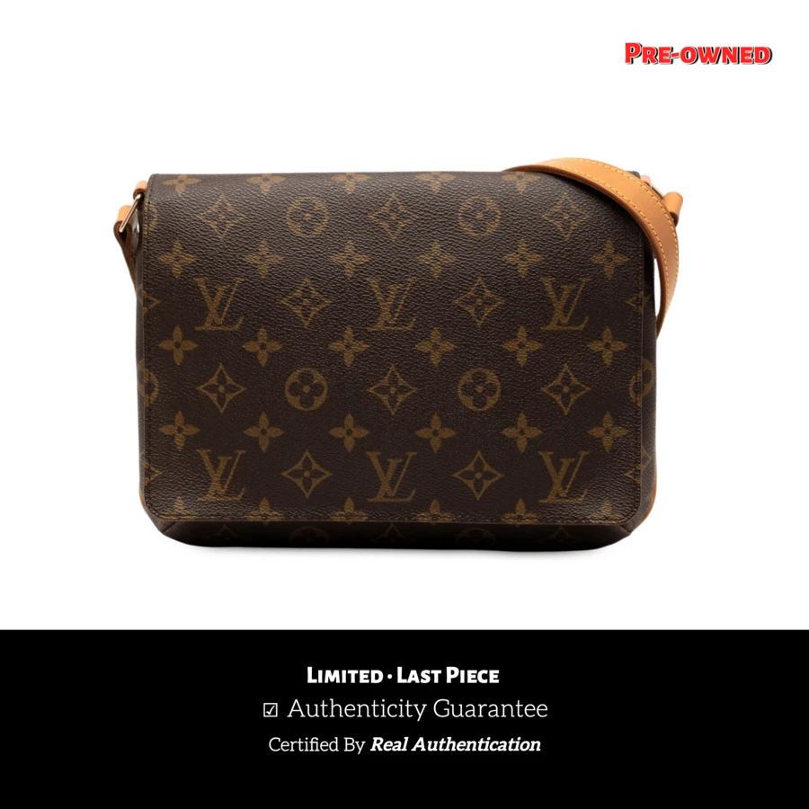 Louis Vuitton Authenticated PRE-OWNED Monogram Musette Tango Short Strap Bag - màu nâu - Xem 1