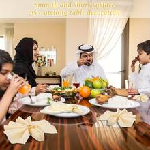 1/5pcs Ramadan Napkin Rings, Gold/Silver Rhinestone Moon & Star Napkin Holders, Suitable For Ramadan Party, Gathering, Holiday Gifts, Dining Table Decor, Home & Restaurant Use