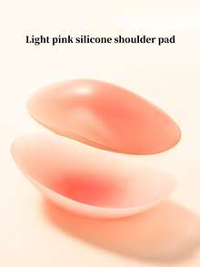 1 Pair Silicone Shoulder Pads, Shoulder Beauty Enhancer, Anti-Slip Narrow Edge Self-Adhesive Invisible Seamless Shoulder Pads - Multicolor - View 11
