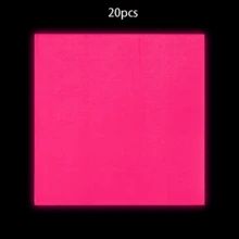 20张/80张霓虹鸡尾酒餐巾纸 一次性饮料餐巾纸 夜光纸质鸡尾酒餐巾纸 甜点纸巾 适用于婚礼、生日派对、80年代90年代派对用品 餐桌装饰 - 彩色 - 查看 8