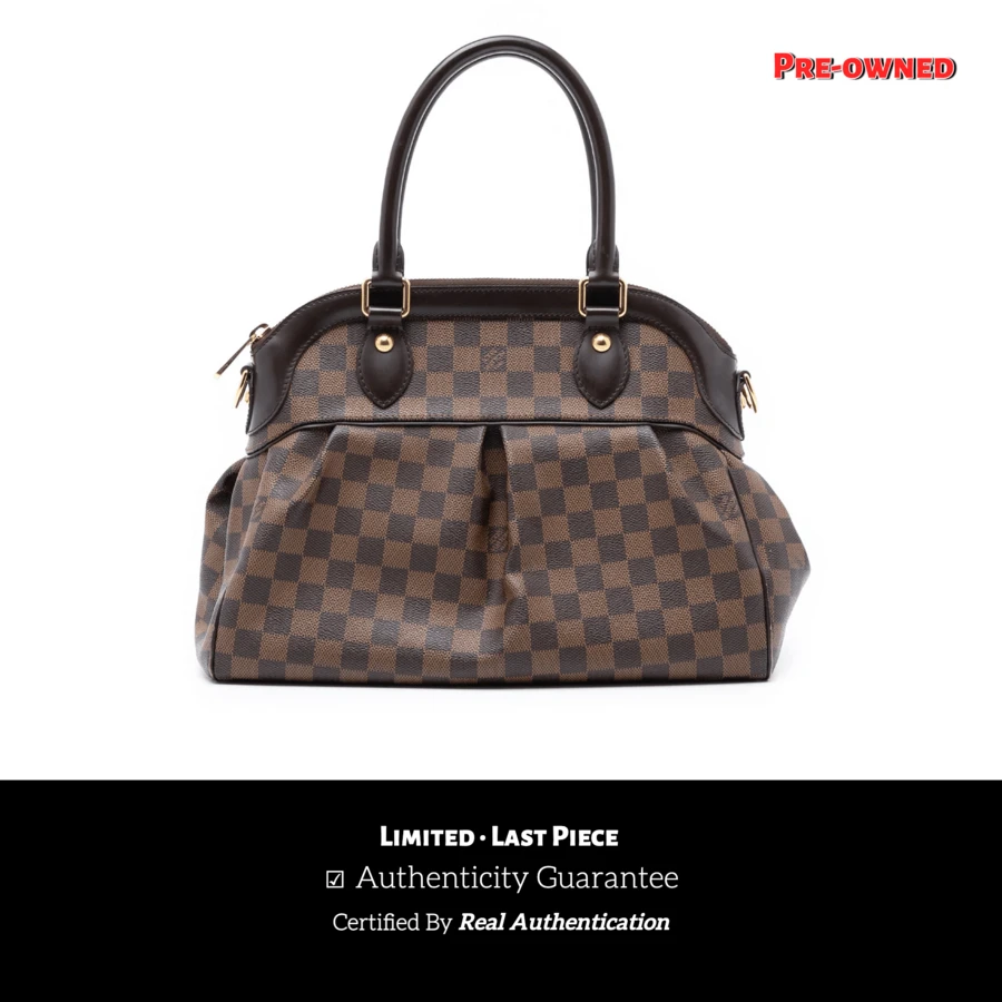 Louis Vuitton Authenticated  PRE-OWNED Damier Ebene Trevi PM Bag - màu nâu - Xem 1
