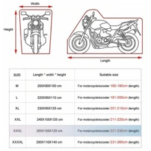 1 pieza Cubierta para bicicleta o motocicleta, cubierta para bicicleta eléctrica con orificios para candado y bolsa de almacenamiento, cubierta impermeable para bicicleta de montaña para exteriores, con tiras reflectantes de nocturna y banda elástica fija, para 1-3 bicicletas, material de tela Oxford 210d gruesa y duradera, a prueba de lluvia, sol, polvo y viento, protección UV, cubierta de almacenamiento adecuada para bicicleta de carretera, bicicleta de montaña, bicicleta crucero de playa, vehículo recreativo, bicicleta híbrida, bicicleta de engranaje fijo y BMX - Negro - Ver 16