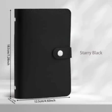 A 100-Page Rectangular Banknote Storage Book, Cash Savings Book, Accounting Notebook For Saving Money, Capable Of Holding Cash And Banknotes, A Large-Capacity Cash Notebook Specially Designed For Storing Coins, Stamps And Cards. - 彩色 - 查看 13