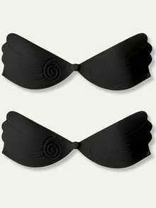 2/1pc New Self-Adhesive Push-Up Bra Cup, Nude/Black - Multicolor - View 18