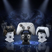 龙骑士主题手柄支架，兼容Switch及其他游戏手柄，高品质PVC材质，创意桌面收纳装饰及游戏配件，是馈赠亲朋好友的理想节日礼物 - 彩色 - 查看 1