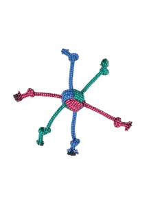 Durable Anti-Bite Interactive Knotted Rope Toy, Suitable For All Dog Breeds, Outdoor Activities For Multiple Dogs - Teeth Grinding And Oral Health, Essential Pet Accessory, Dog Leash Toy, Pet Supplies, Dog Supplies, Dog Toys, Dog Rope Toys, Great For Holiday Gifts, Halloween, Christmas, Birthday, Fits All Dog Sizes (Small, Medium, Large) - Outdoor Play And Puppy Training Accessory, Ideal Choice