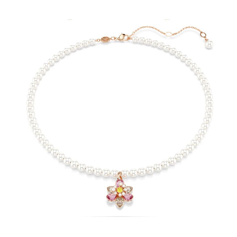 Swarovski Idyllia Pearl Women'S Necklace 5725739 - 粉紅色5725739 - 查看 1